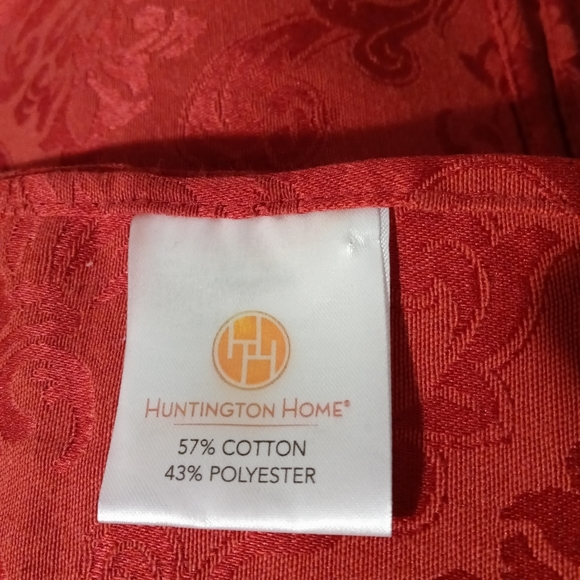 🏤🍅 6 HUNTINGTON RED NAPKINS 🍉🚂 - Picture 11 of 11